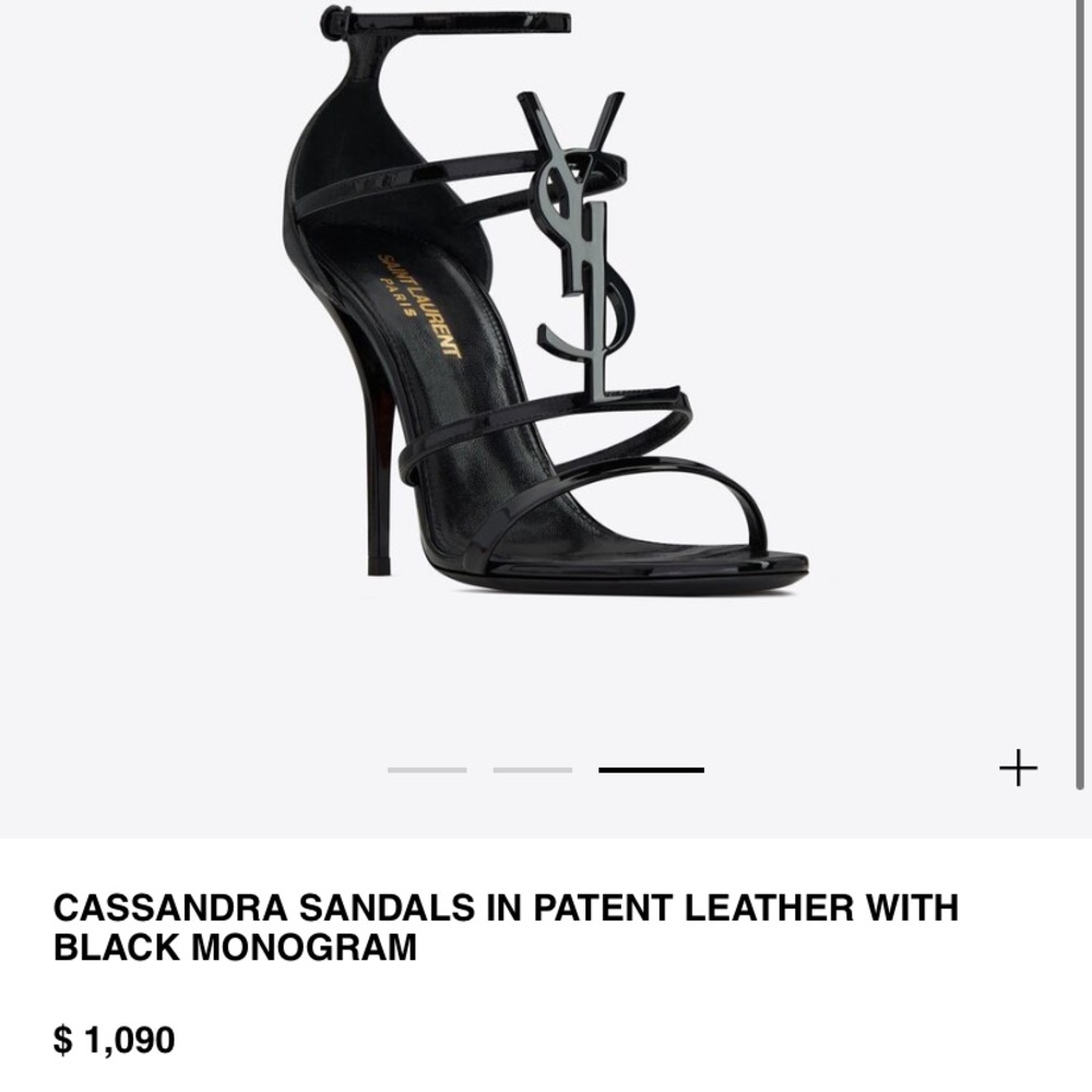 YSL Cassandra Heels